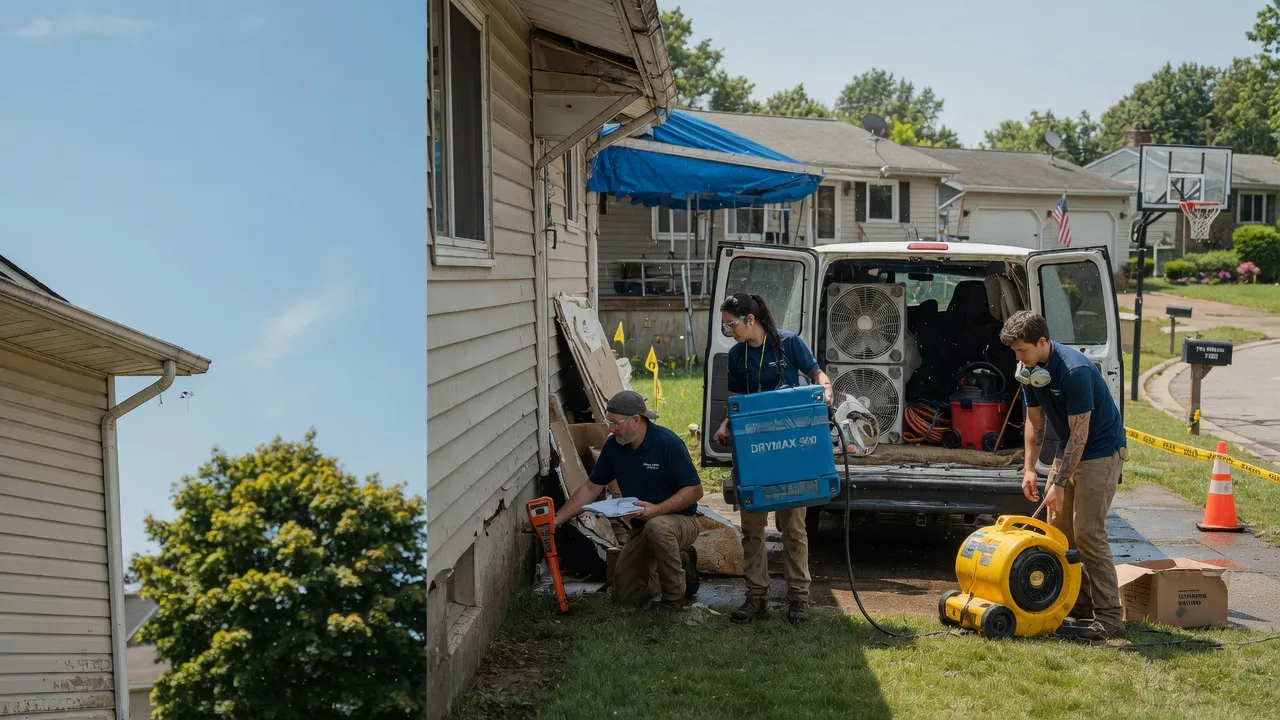 Ceiling Leak Cleanup in Odon, IN near me